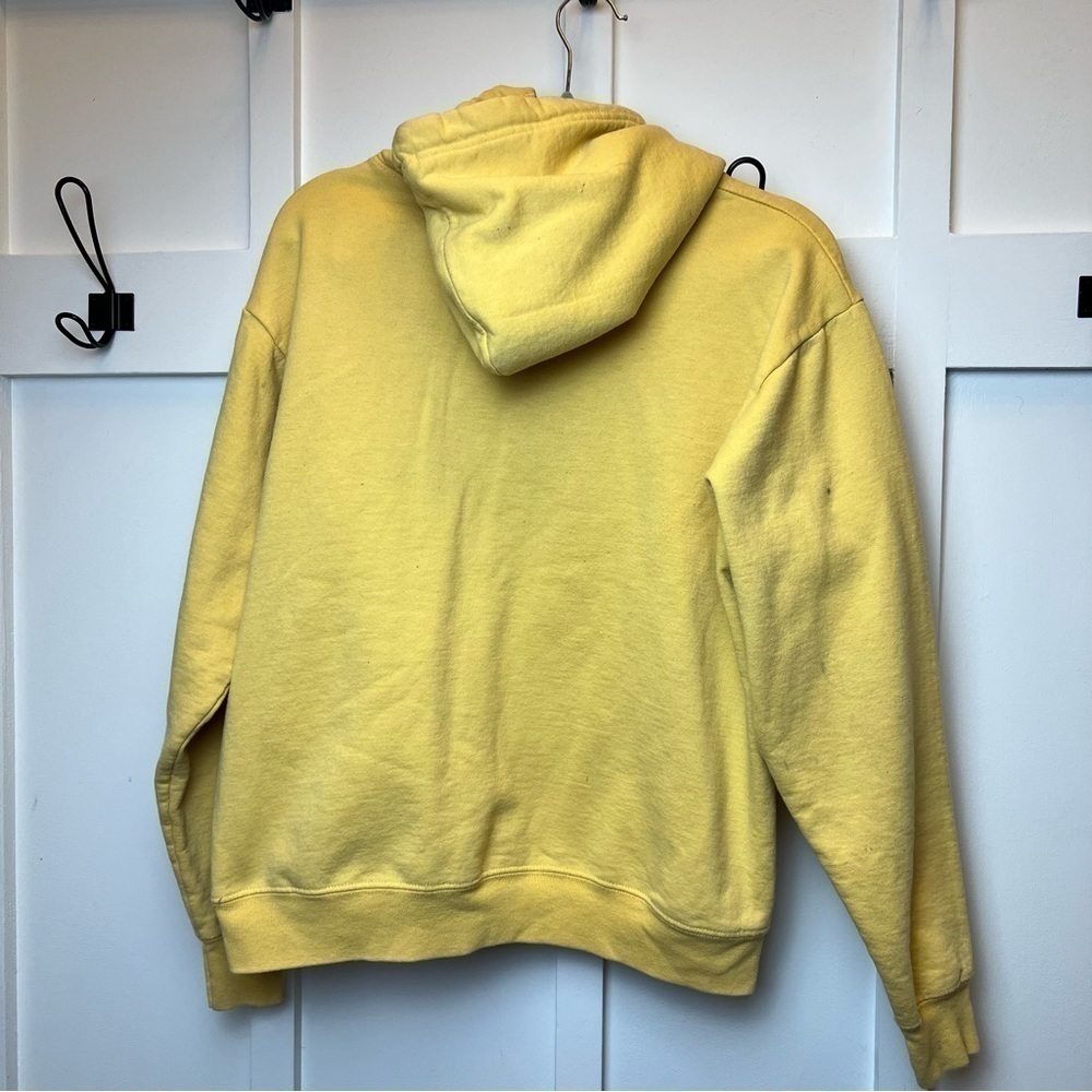 Walt Disney World PARKS Sweatshirt Retro Style Hoodie Yellow Rainbow Women Small - Picture 4 of 7